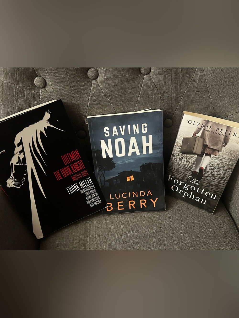 4 books the dark Knight, save Noah, rich toward God, Ilithe forgotten orphan
